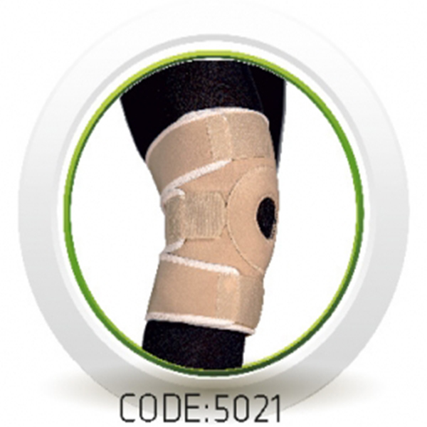 زانو بند نئوپرن قابل تنظیم سما طب پاکان کد5021 - بازار سلامت