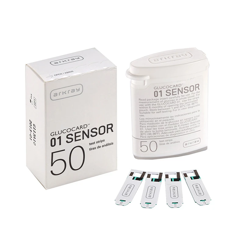 نوار تست قند خون GLUCOCARD 01