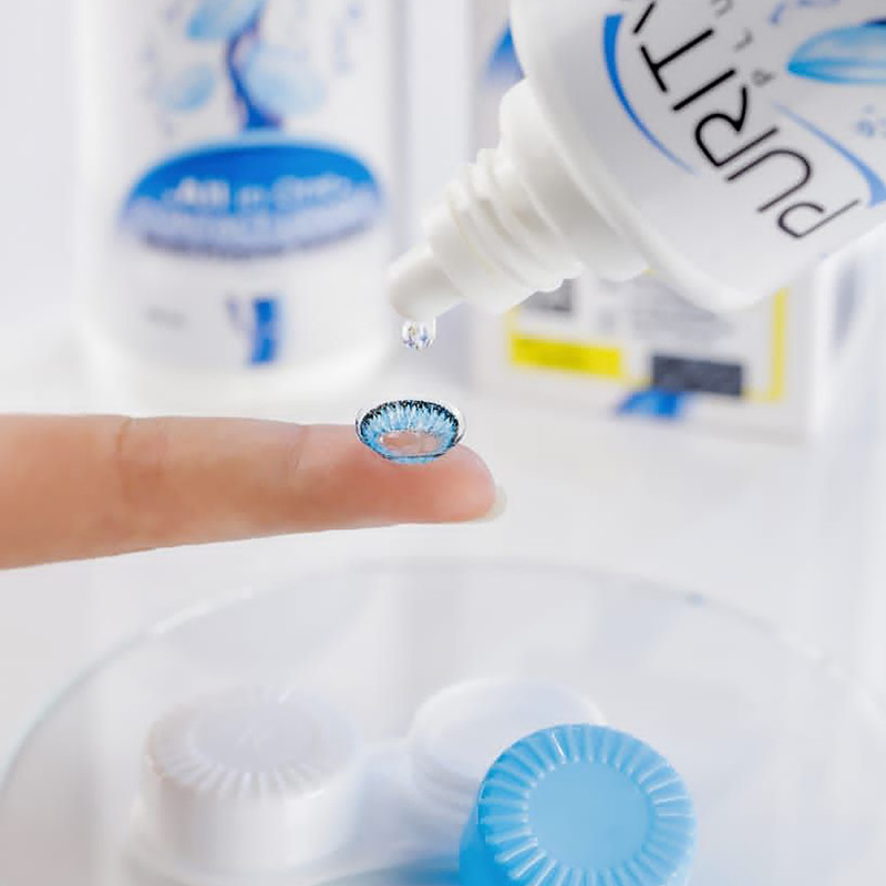 محلول شستشوی لنز پیوریتی پلاس مدل All in One حجم 120 میلی لیتر