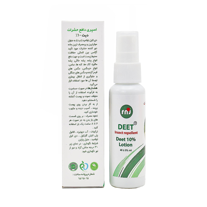 اسپری دافع حشرات دیت 10% آر ان جی