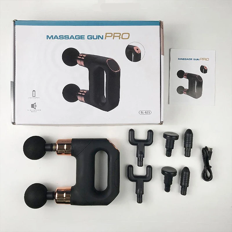 ماساژور تفنگی دو سر شارژی ماساژ گان پرو Massage Gun Pro