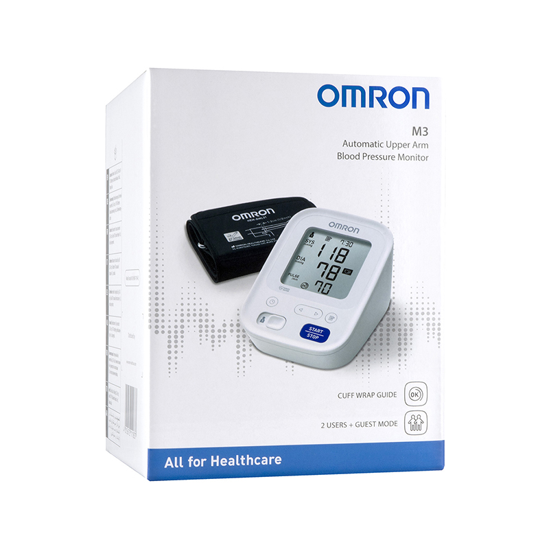 فشار سنج بازویی OMRON M3 ژاپن اتوماتیک با کاف پهن
