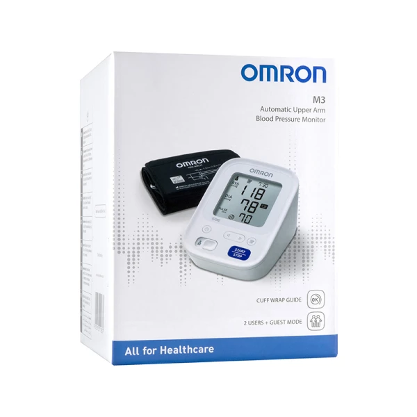 فشار سنج بازویی OMRON M3 ژاپن اتوماتیک با کاف پهن