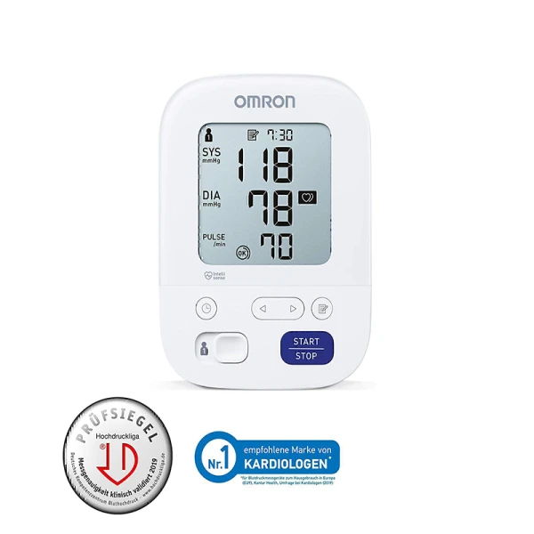 فشار سنج بازویی OMRON M3 ژاپن اتوماتیک با کاف پهن