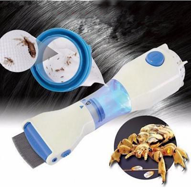 شانه شپش برقی 4 فیلتر v-comb