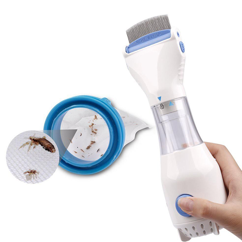 شانه شپش برقی 4 فیلتر v-comb