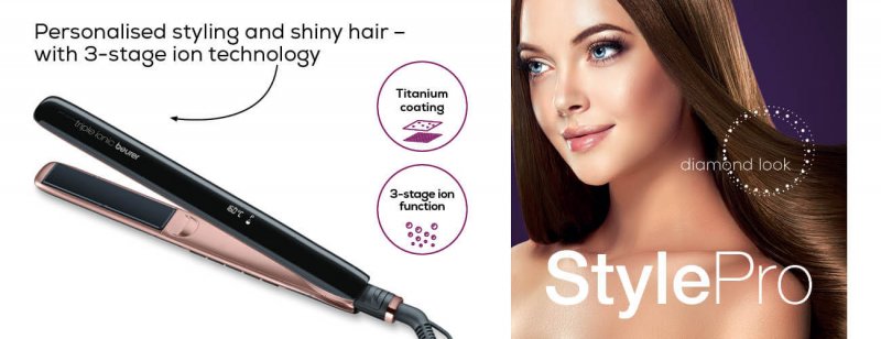 اتو و حالت دهنده مو بیورر مدل HS80