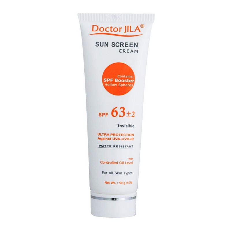 ضد آفتاب بی رنگ SPF63 دکتر ژیلا